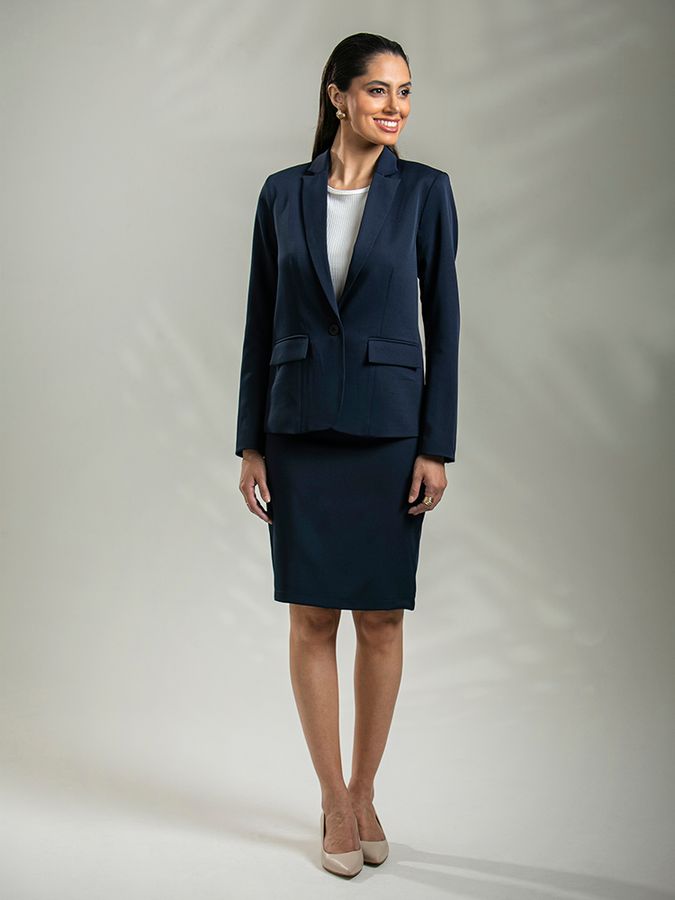 sheath dress with blazer